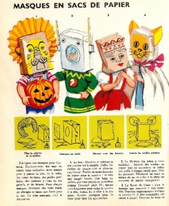 Masques en sac de papier - Mode d'emploi