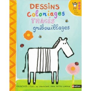Dessins, coloriages, tracés, gribouillages