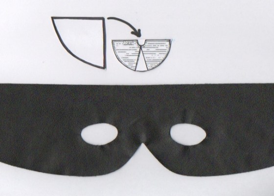 Cape et masque de Zorro