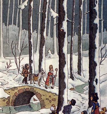 Saint-Nicolas et le Père Fouettard