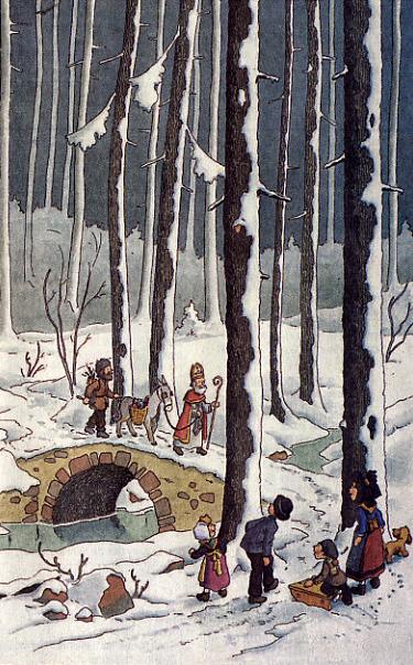 Saint-Nicolas et le Père Fouettard