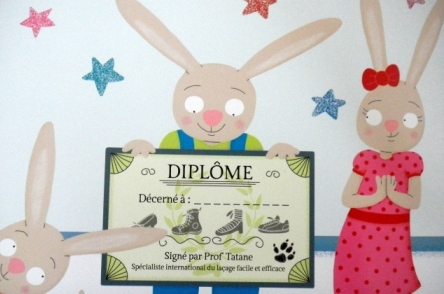 Diplôme lacets chaussures