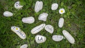 cailloux lettres