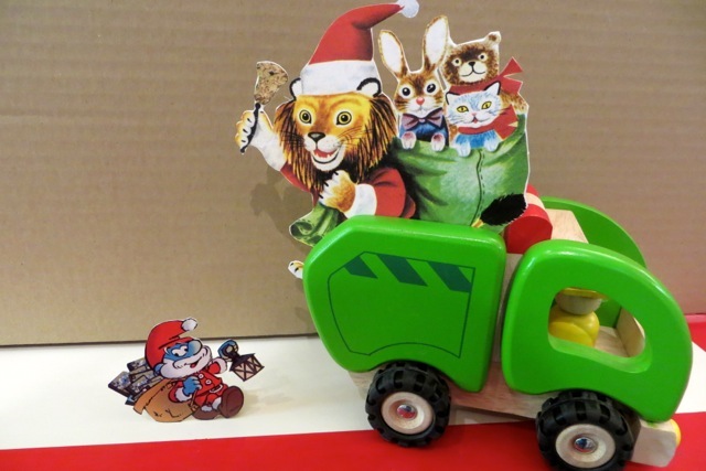 schtroumpf pere noel