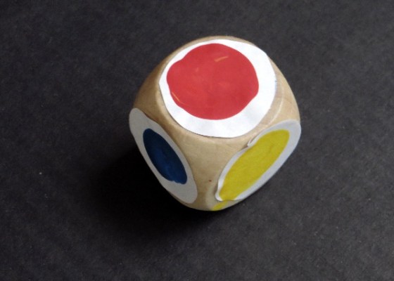 dé des couleurs