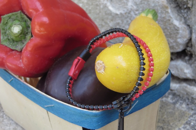bracelet zip ouvert