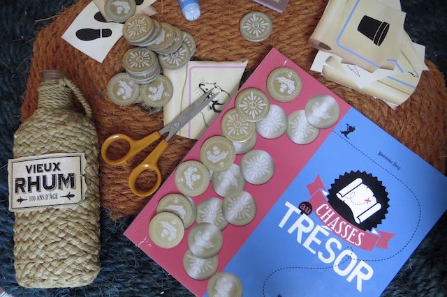 préparatifs chasse au trésor