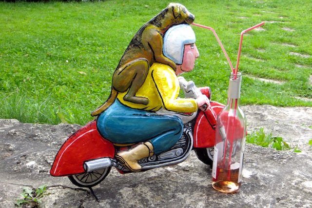moto bouteille