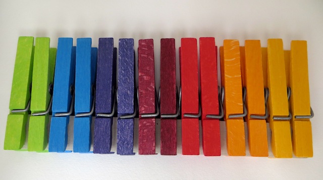 pinces à linge bois