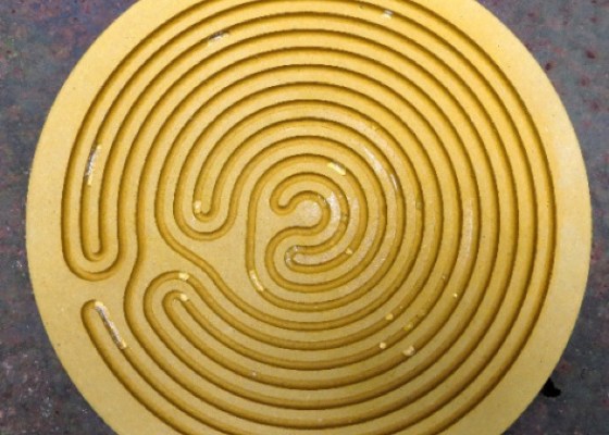 labyrinthe à gouttes d'eau