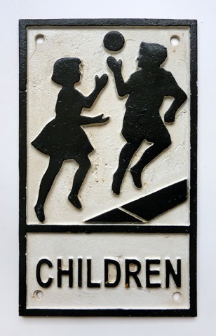 Children sign
