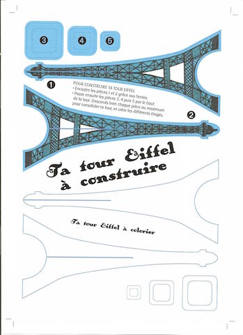 Tour Eiffel à construire