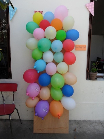 mur ballons