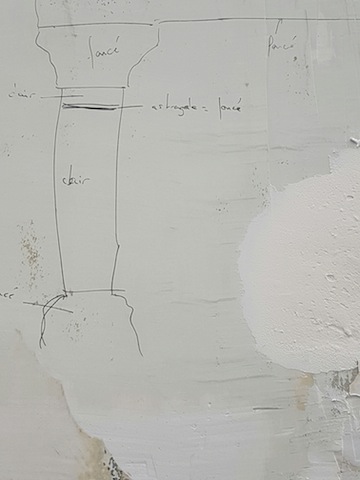 Graffiti de l'architecte...